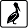Icon for bird,wetlands