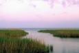 Sunset over a coastal Texas marsh.