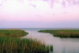 Sunset over a coastal Texas marsh. 