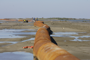 barrier island restoration in Louisiana