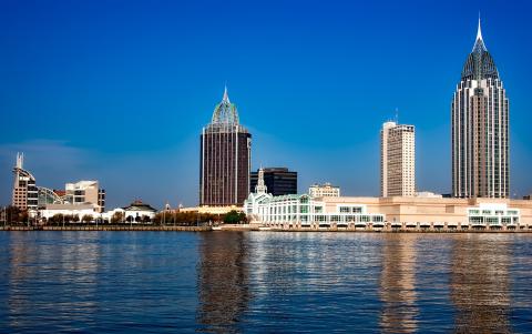 Mobile, Alabama skyline